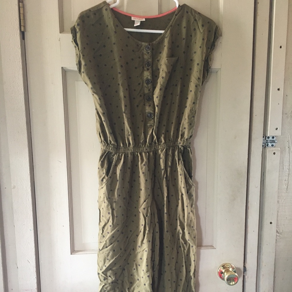 Cat & jack green jumpsuit